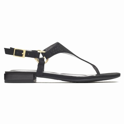 Rockport Total Motion Zosia Thong Sandalen Damen Schwarz PHW-706348